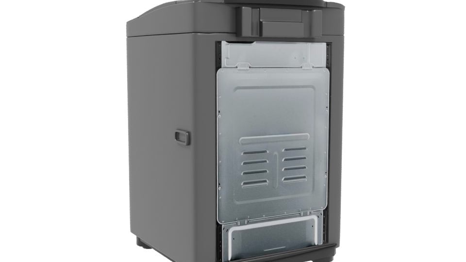 Top Load Washing Machine Model - Professional 3D Model Render 4