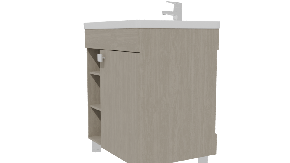 Modern Bathroom Vanity 3D Model - Professional 3D Model Render 13