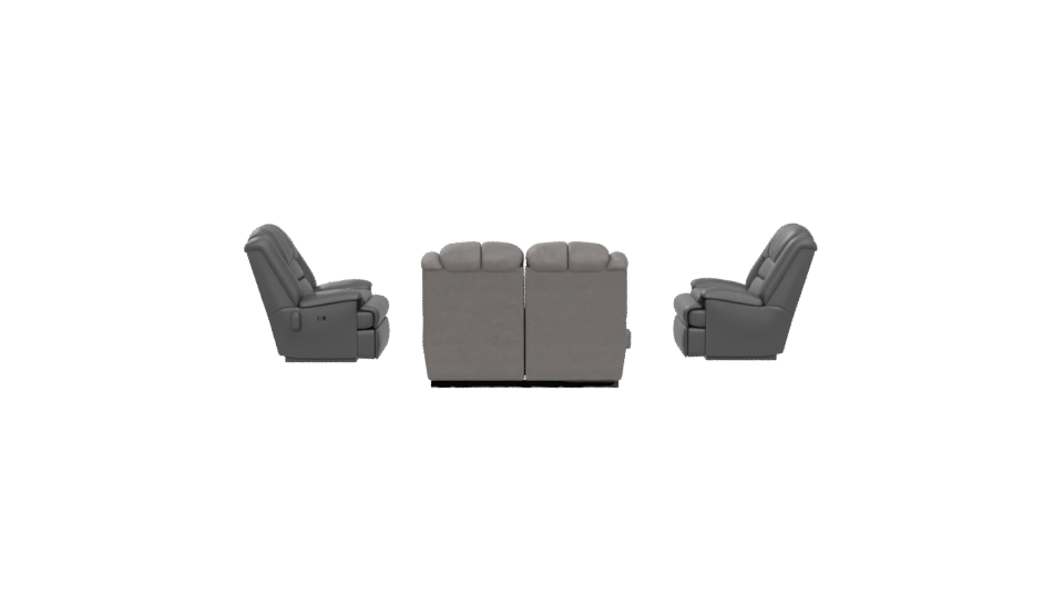 Comfortable Reclining Sofa Set 3D Model - Professional 3D Model Render 5