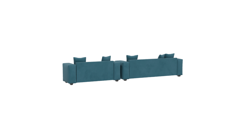 Stylish Modern Sofa Set 3D Model - Professional 3D Model Render 4