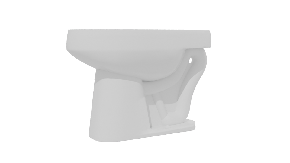 Minimalist Ceramic Bathroom Sink 3D Model - Professional 3D Model Render 13
