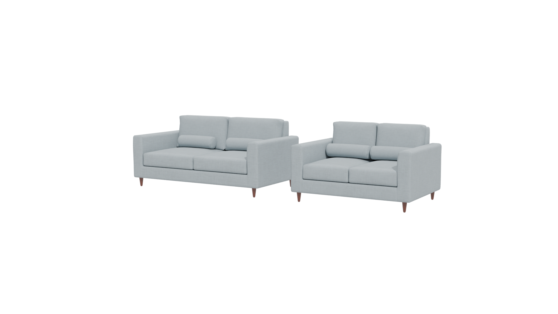 Stylish Modern Fabric Sofa Set 3D Model - Professional 3D Model Render 24