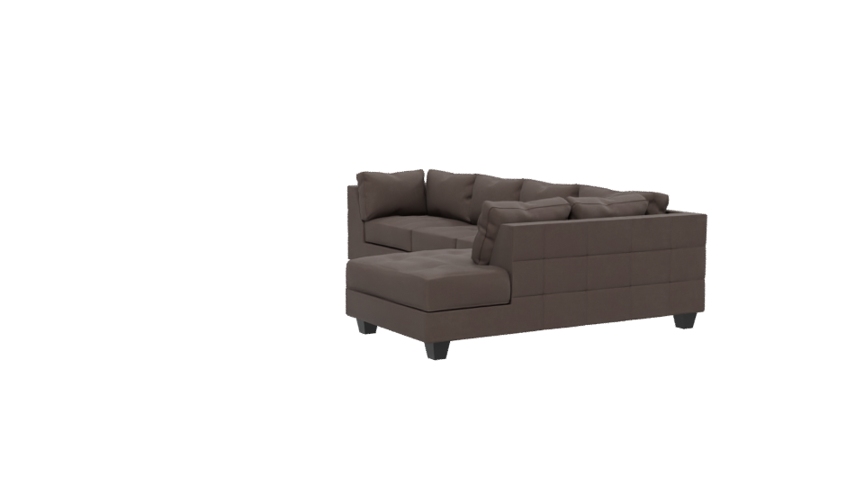 Stylish Modern Sectional Sofa 3D - Professional 3D Model Render 13