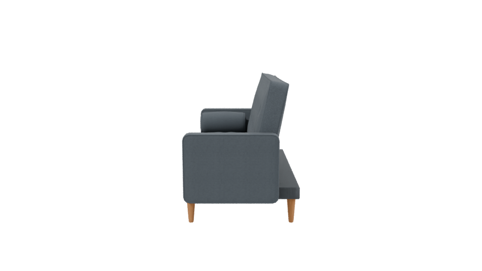 Nordic Gray Sofa 3D Model - Professional 3D Model Render 2
