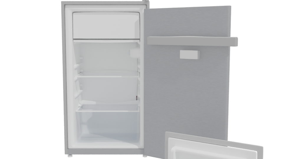 Stylish Residential Refrigerator Model - Professional 3D Model Render 11