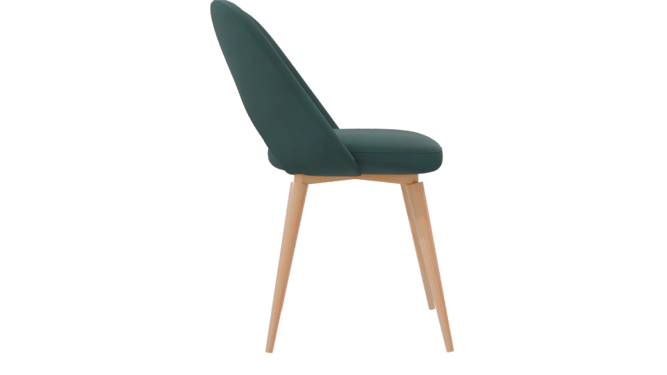 Stylish Modern Dining Chair 3D - Professional 3D Model Render 8