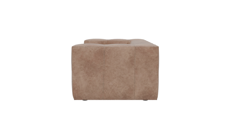 Stylish Leather Sofa Model - Professional 3D Model Render 2