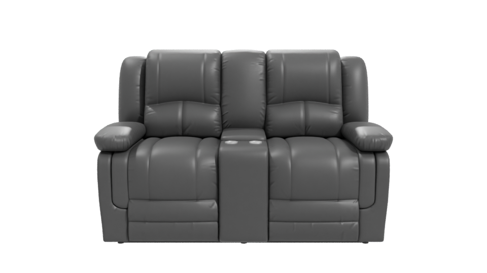 Contemporary Reclining Sofa Model - Professional 3D Model Render 11