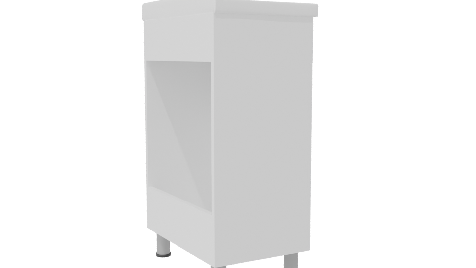 Modern Vanity Sink Cabinet 3D - Professional 3D Model Render 7