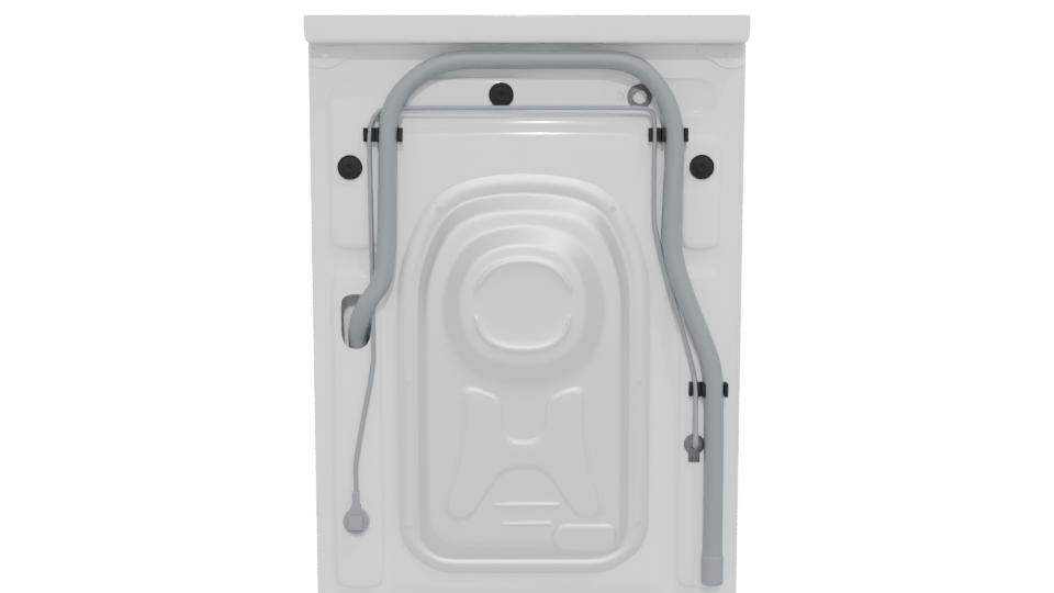 Eco Bubble Washing Machine 3D Model - Professional 3D Model Render 5