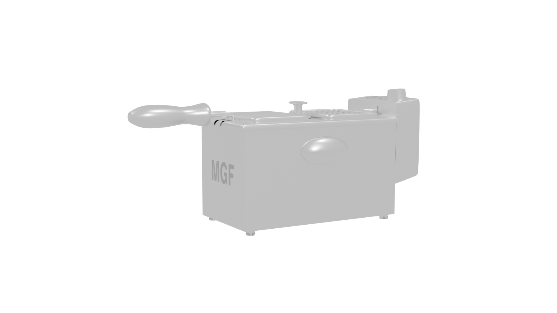 Freidora Milos 3 Litros 3D Model - Professional 3D Model Render 4