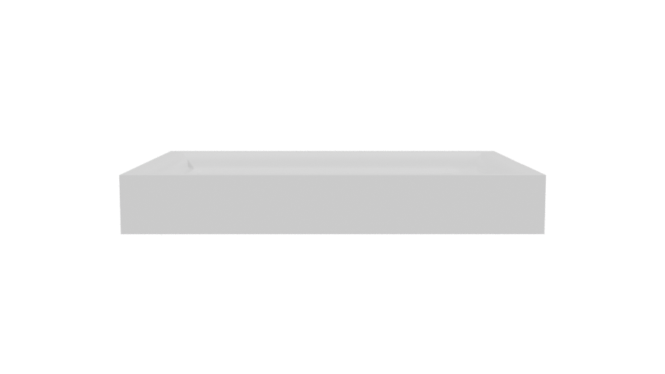 White Shower Base 3D Model - Professional 3D Model Render 2