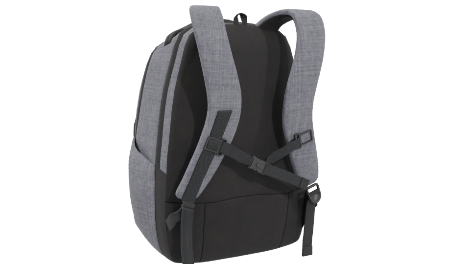 Stylish Everyday Backpack Model - Professional 3D Model Render 4