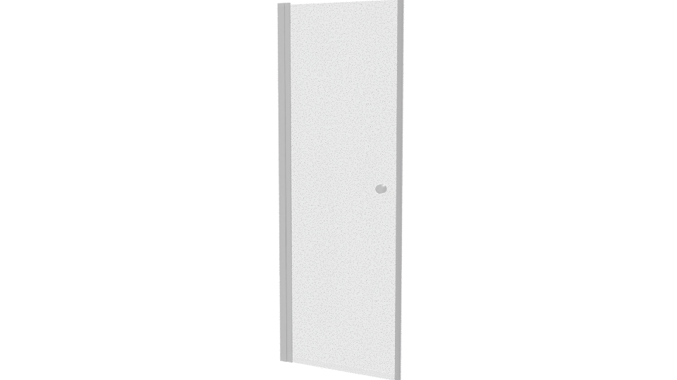 Stylish Glass Door 3D Model - Professional 3D Model Render 12