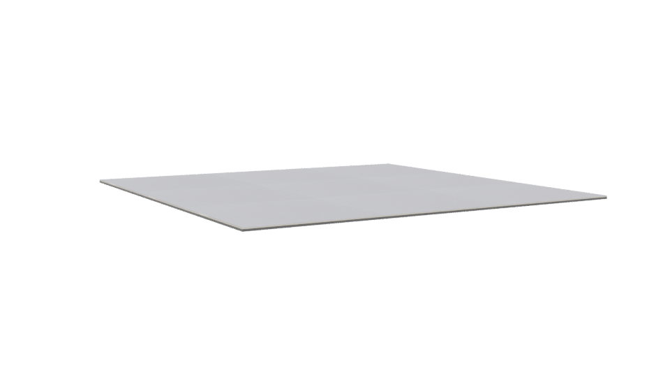 Minimalist White Floor Panel 3D - Professional 3D Model Render 13