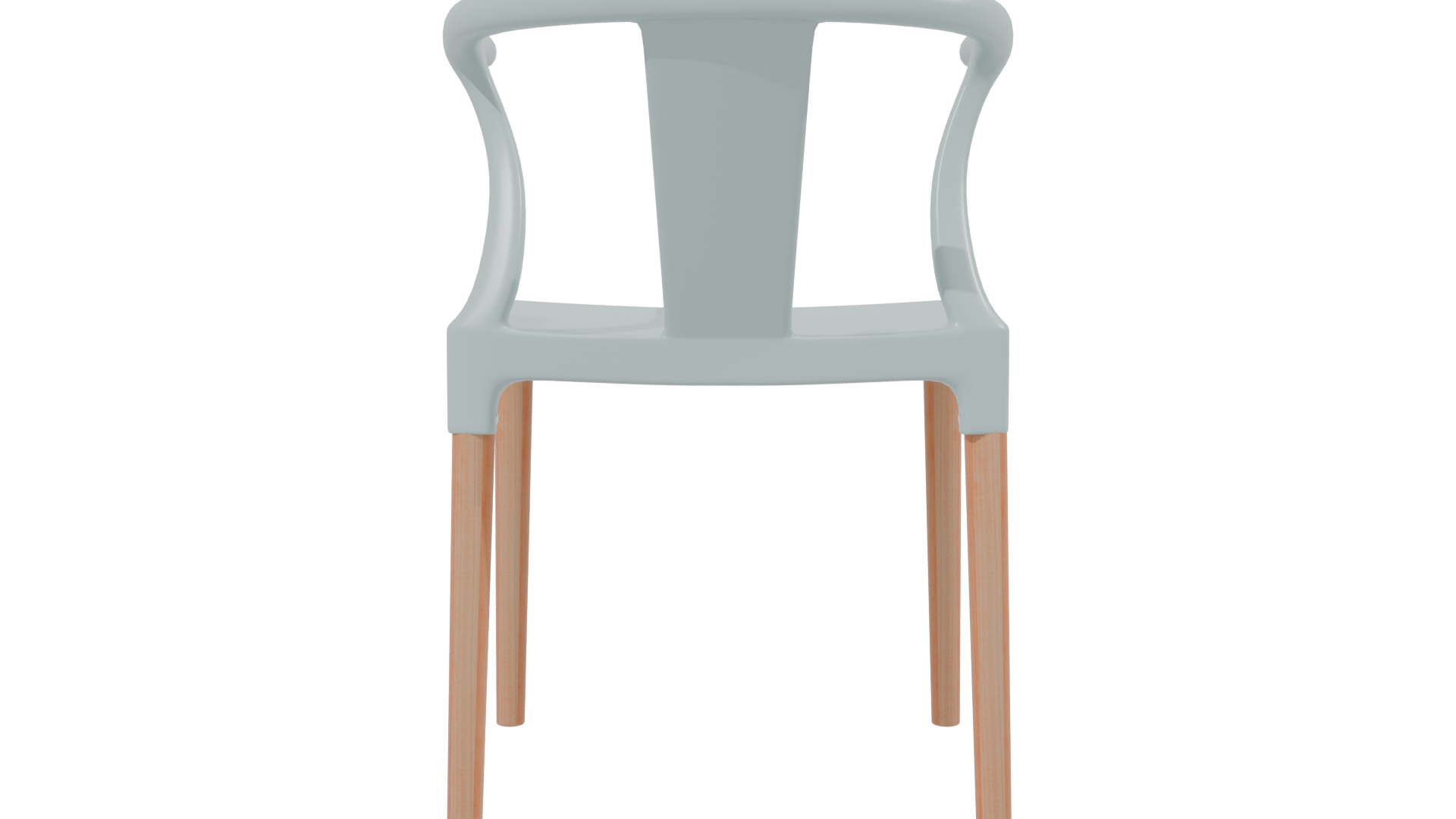 Stylish Minimalist Chair Model - Professional 3D Model Render 2