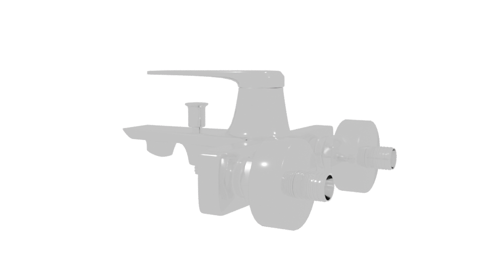 Stylish Bathroom Faucet 3D Model - Professional 3D Model Render 3