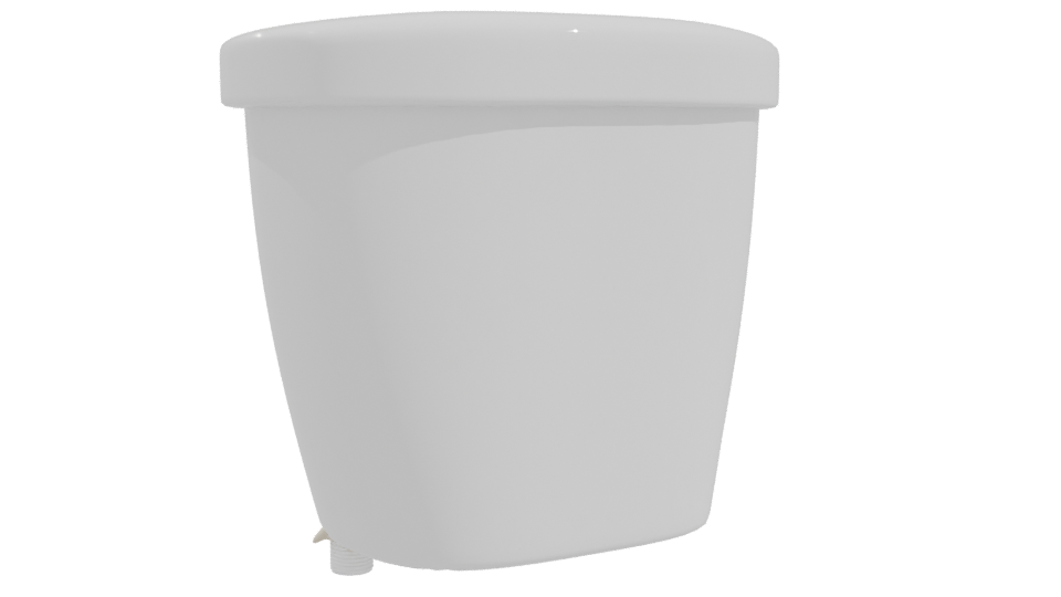 Minimalist White Pot 3D Model - Professional 3D Model Render 10