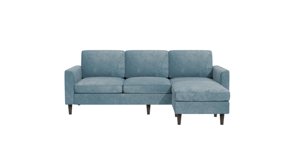 Stylish Corner Sofa 3D Model - Professional 3D Model Render 11