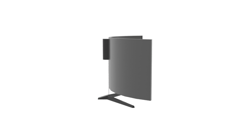 Curved Ultra-Wide Monitor 3D Model - Professional 3D Model Render 8