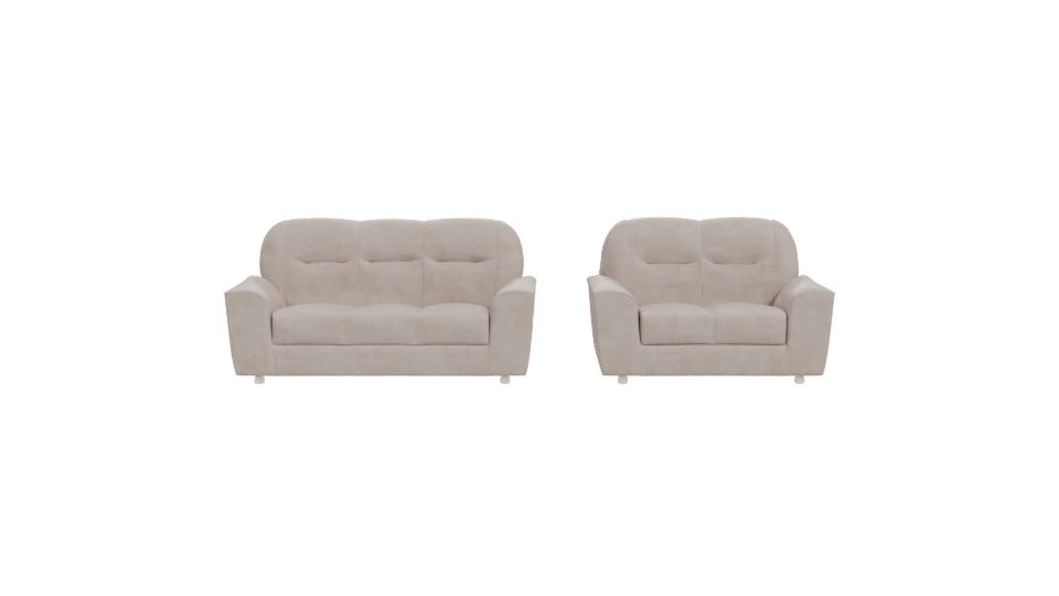 Stylish Modern Sofa Set 3D - Professional 3D Model Render 11