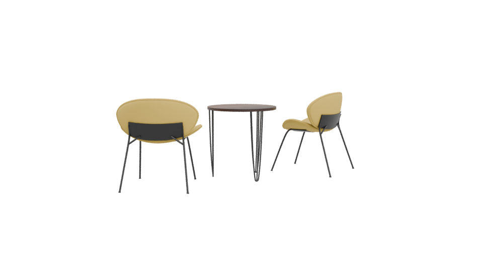 Stylish Modern Lounge Set 3D - Professional 3D Model Render 4
