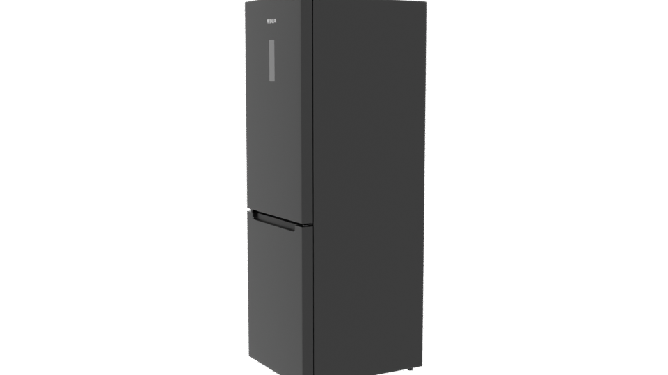 Stylish Top-Freezer Refrigerator Model - Professional 3D Model Render 13