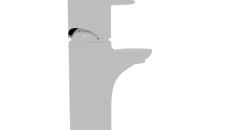 Stylish Metal Faucet 3D Model - Professional 3D Model Render 6