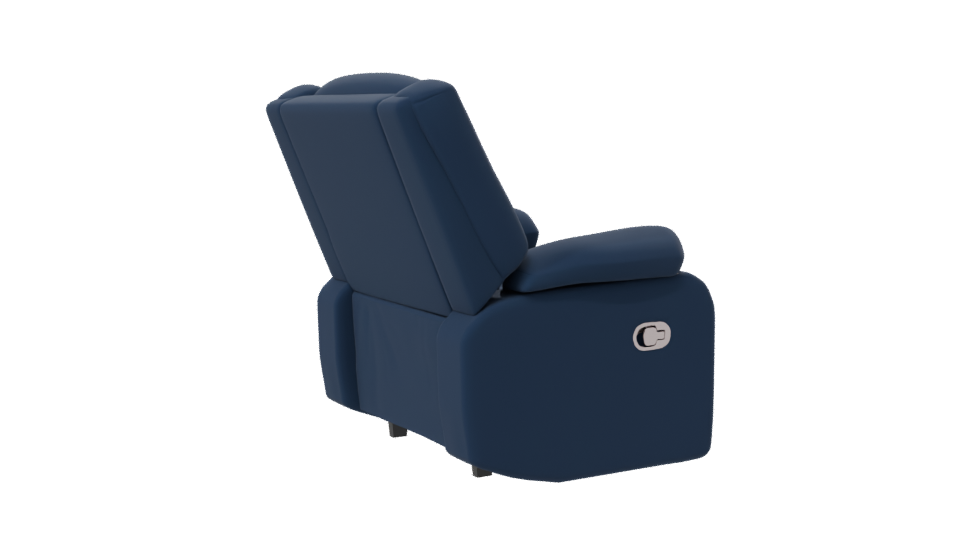 Stylish Recliner Chair 3D Model - Professional 3D Model Render 7