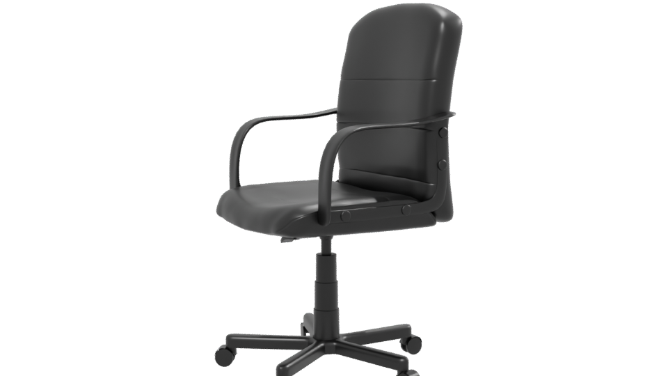 Stylish Modern Office Chair 3D - Professional 3D Model Render 13