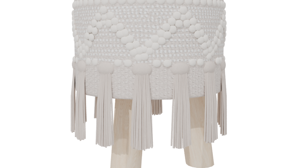 Stylish Macrame Plant Holder 3D - Professional 3D Model Render 6