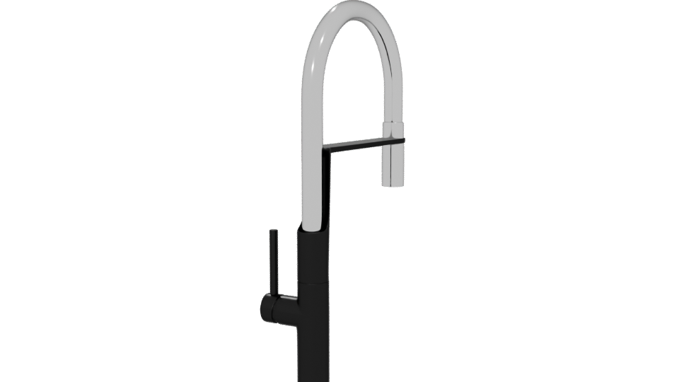 Stylish Modern Faucet 3D Model - Professional 3D Model Render 6