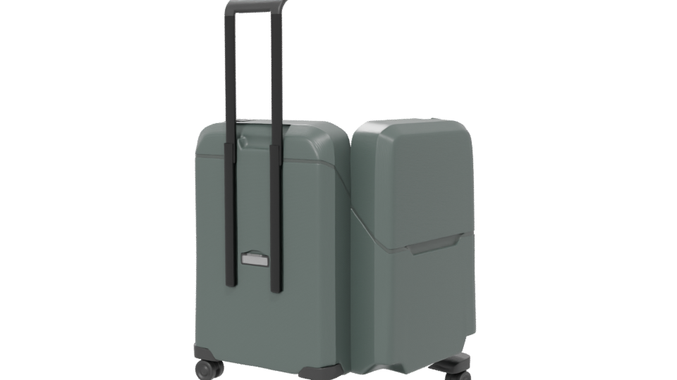 Magnum Eco Spinner Luggage Model - Professional 3D Model Render 6
