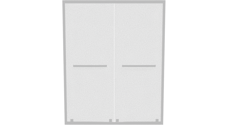 Double Door Modern Cabinet 3D - Professional 3D Model Render 11
