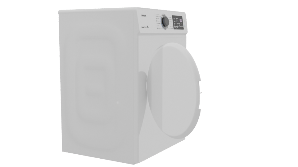 Realistic Household Dryer 3D Model - Professional 3D Model Render 9