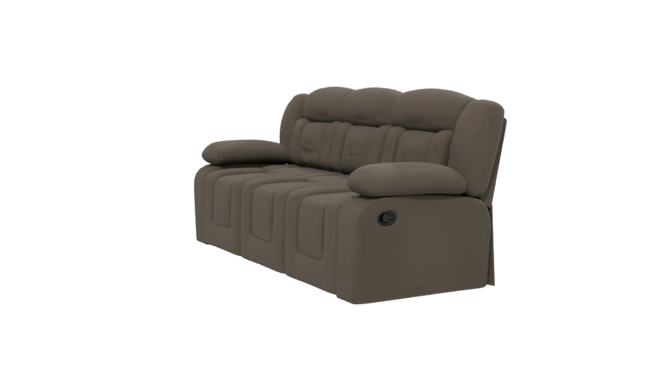 Modern Reclining Loveseat 3D - Professional 3D Model Render 13