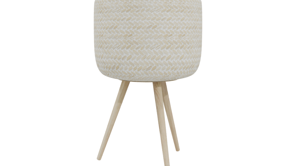 Stylish Plant Pot Stand 3D - Professional 3D Model Render 4