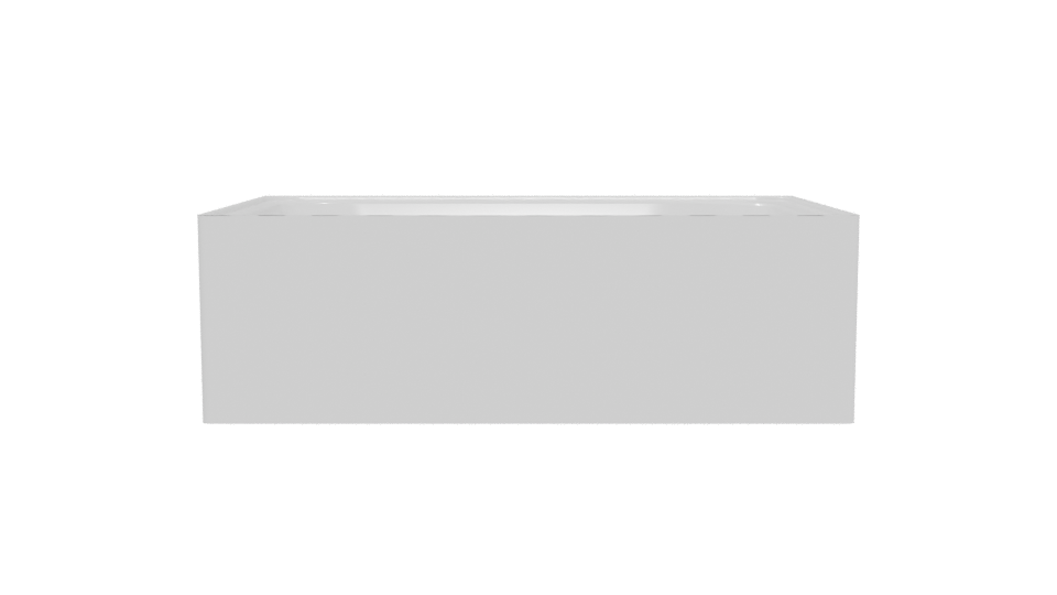 Elegant Modern Bathtub 3D Model - Professional 3D Model Render 5