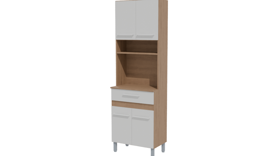 Modern Kitchen Cabinet 3D Model - Professional 3D Model Render 12