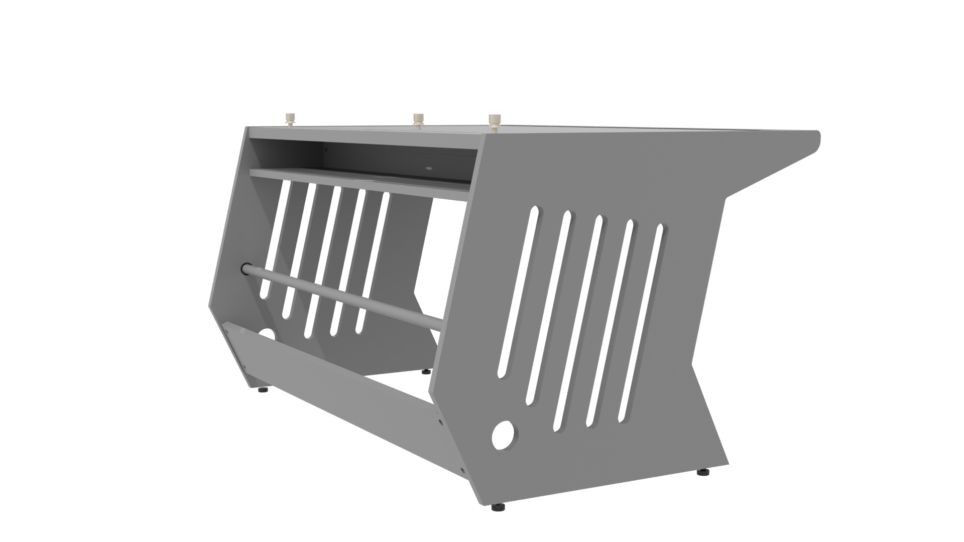 Sleek Modern Office Table 3D - Professional 3D Model Render 7