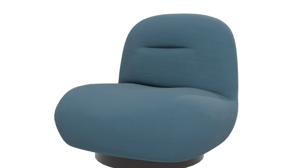 Stylish Modern Lounge Chair 3D - Professional 3D Model Render 12
