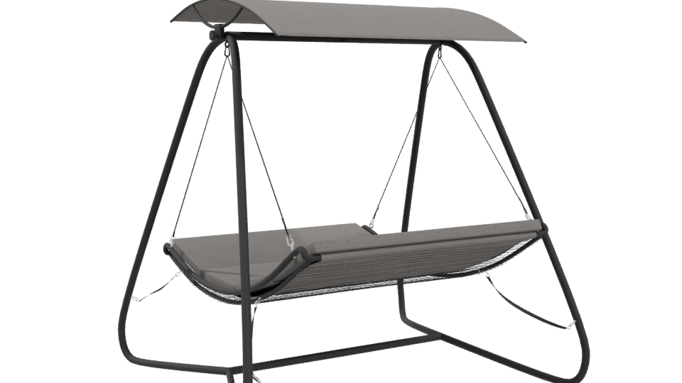 Stylish Outdoor Swing Seat 3D - Professional 3D Model Render 4