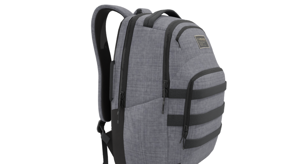 Stylish Casual Backpack Model - Professional 3D Model Render 9