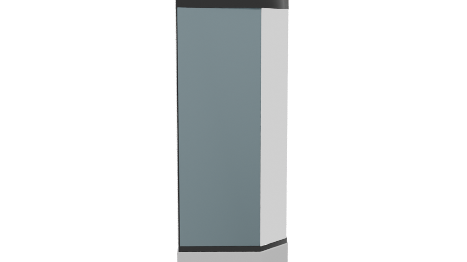 Stylish Shower Cabin Model 3D - Professional 3D Model Render 2