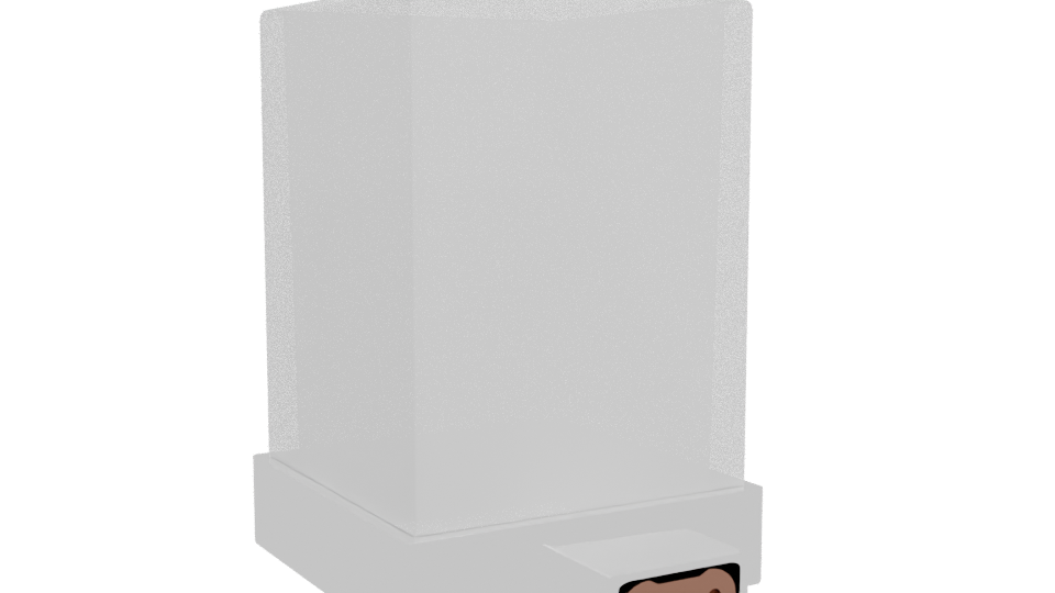 Minimalist Display Stand 3D Model - Professional 3D Model Render 4