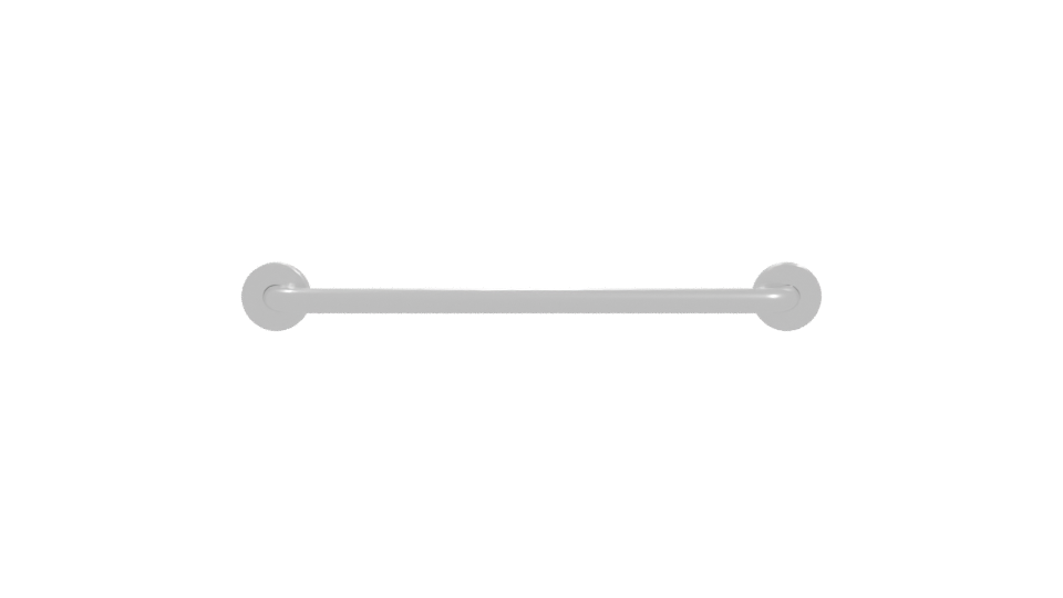Sleek Metal Grab Bar Model - Professional 3D Model Render 11
