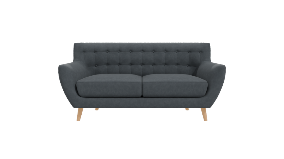 Contemporary Two-Seater Sofa Model - Professional 3D Model Render 11