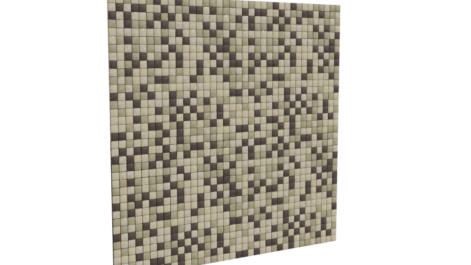 Beige Mosaic Tile 3D Model - Professional 3D Model Render 10