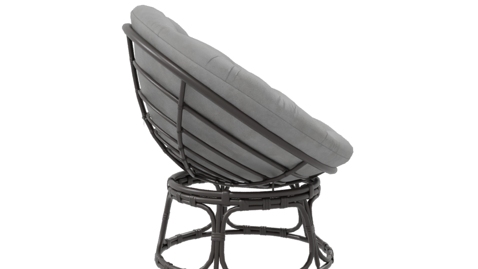 Stylish Fabric Lounge Chair Model - Professional 3D Model Render 8