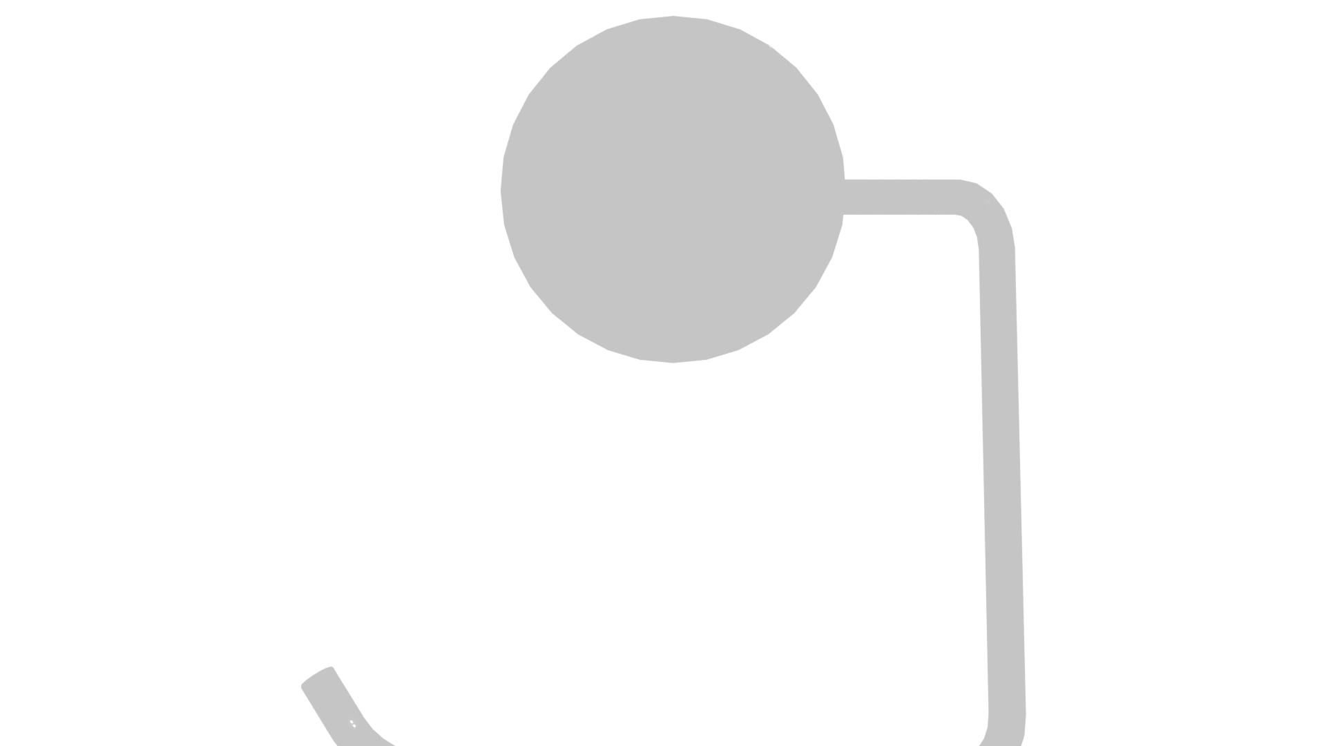 Sleek Bathroom Tissue Holder 3D - Professional 3D Model Render 11